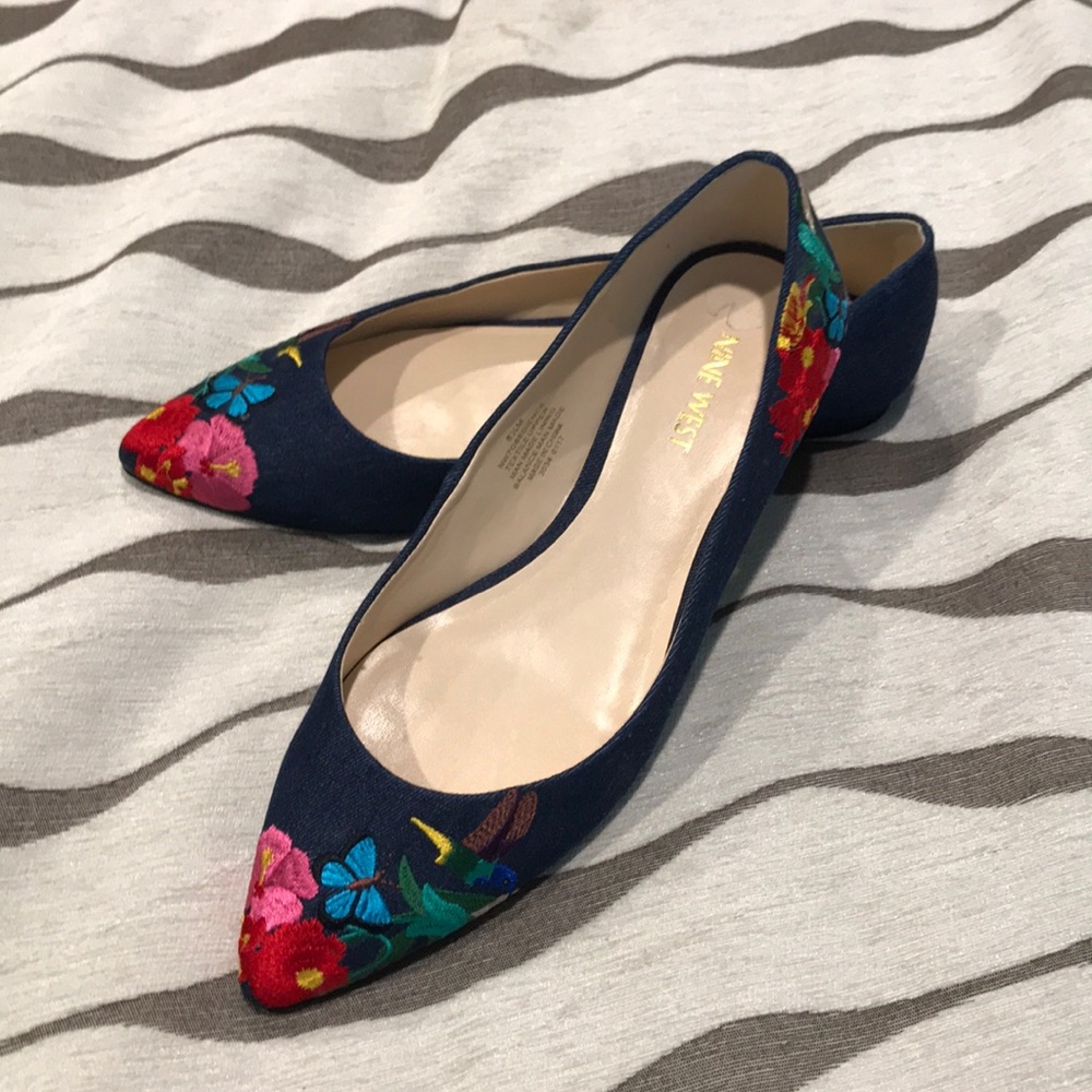 NINE WEST denim shoes